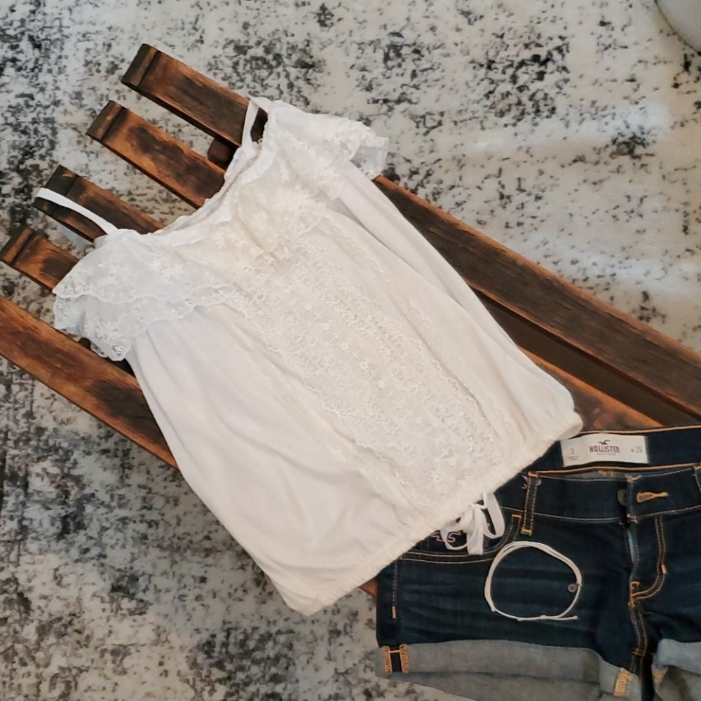 White tank top
